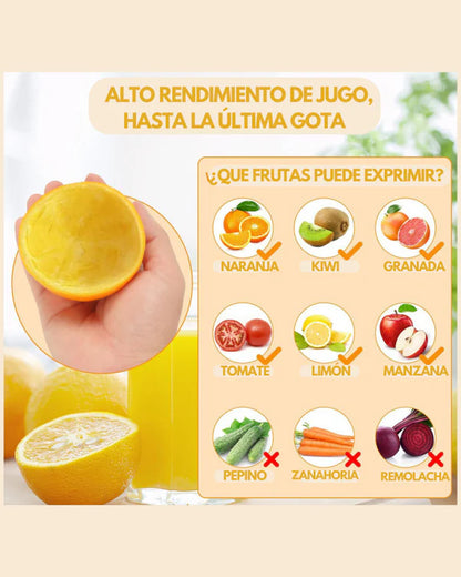 JUICY FULL Extractor de jugos ultra rápido y silencioso